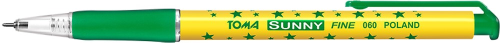 Długopis Automatyczny Sunny Zielony TO-060 Toma