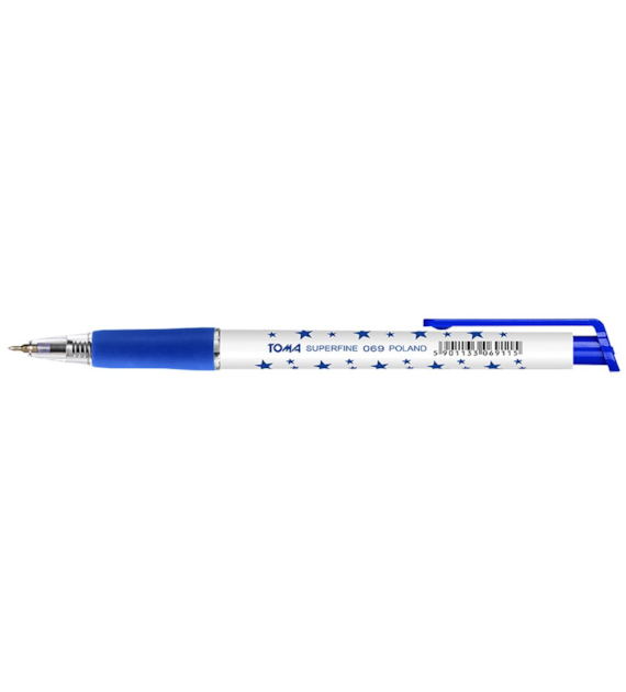 Długopis Automatyczny S-Fine 069 niebieski Toma