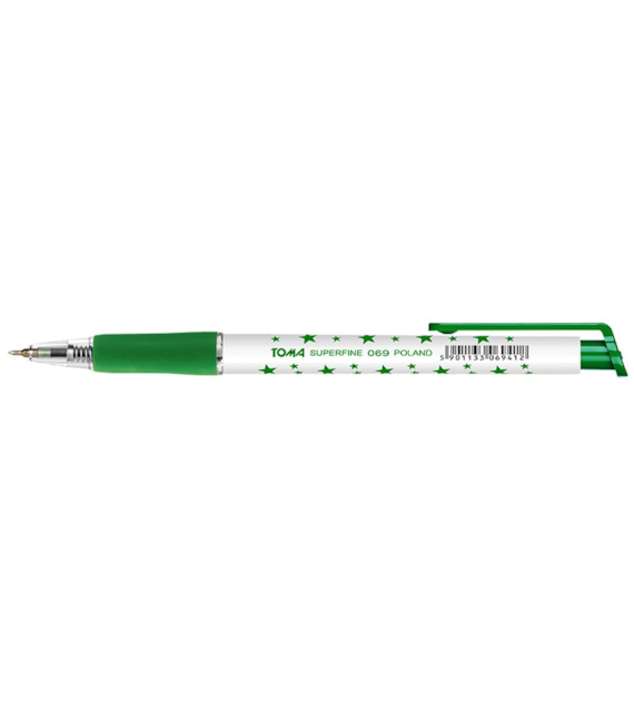 Długopis Automatyczny S-Fine 069 Zielony Toma