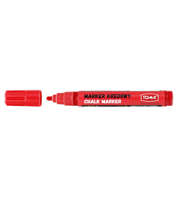 Marker Kredowy TO-292 Czerwony 4,45 mm Toma