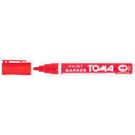 Marker Olejowy Toma TO-440 22  Czerwony 2,5mm 0211