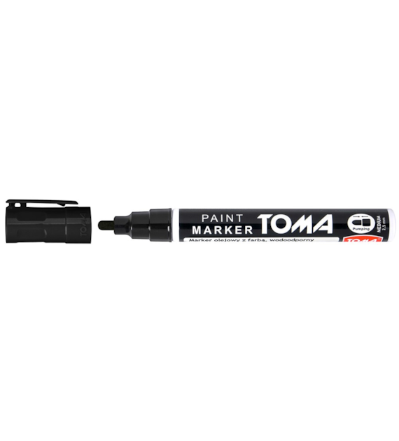 Marker Olejowy Toma TO-440 Czarny 2,5mm 0310