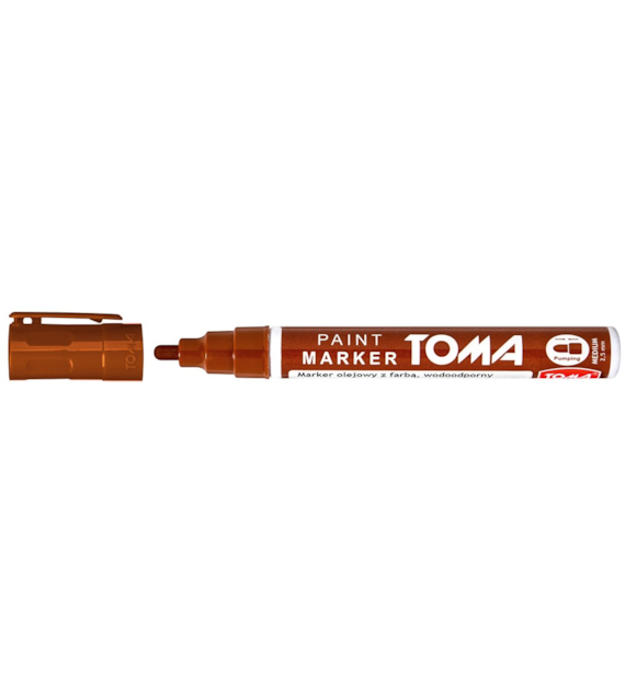 Marker Olejowy Toma TO-440 Brązowy 2,5mm 0617