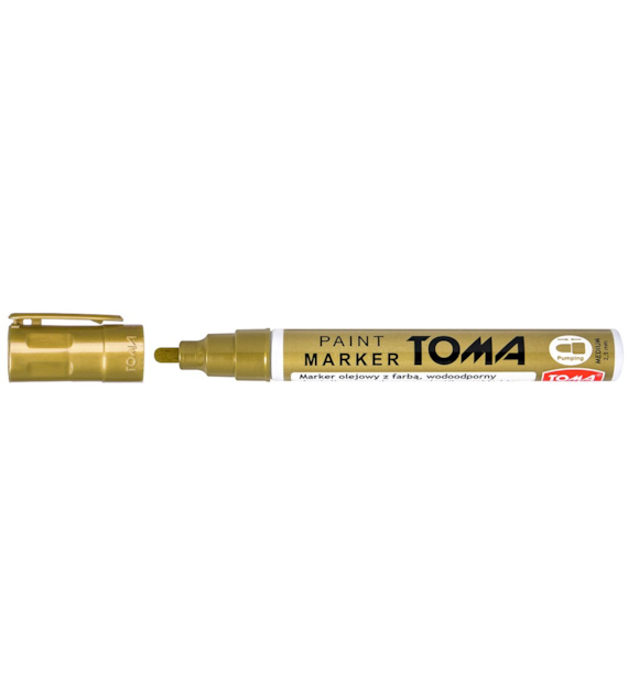 Marker Olejowy Toma TO-440 Złoty 2,5mm 0952