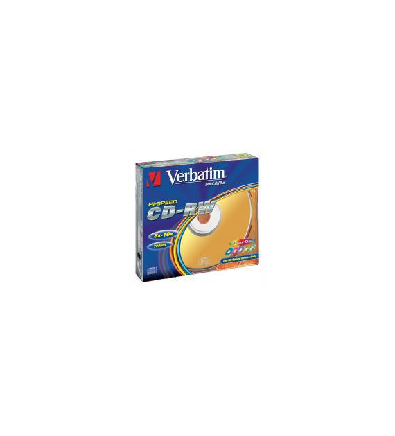Płyta CD-RW Verbatim 700MB 8-12X Slim 43167