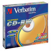 Płyta CD-RW Verbatim 700MB 8-12X Slim 43167