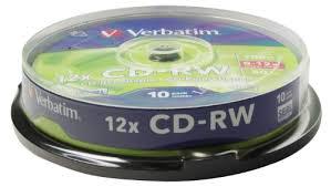 Płyta CD-RW Verbatim Cake 10szt.43480