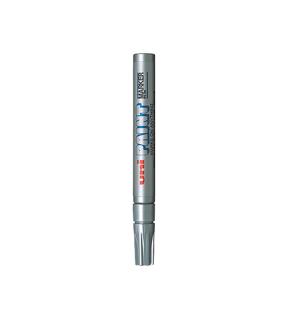 Marker Uni PX-20 Olejowy Srebrny Okrągła Końcówka