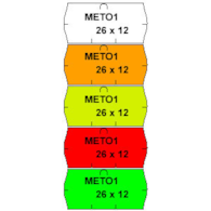 Taśma Do Metkownicy Jednorzędowej Fala Meto HMCT 26 x 12 Kolor