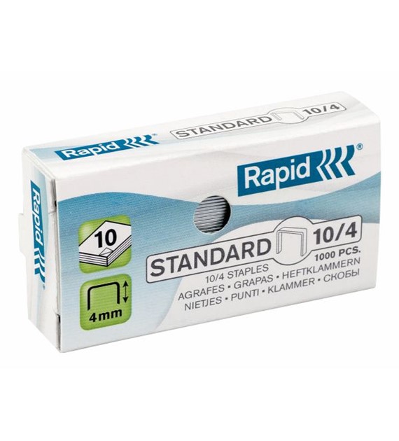 Zszywki Rapid Standard 10/4 opk. 24862900 1000 szt.