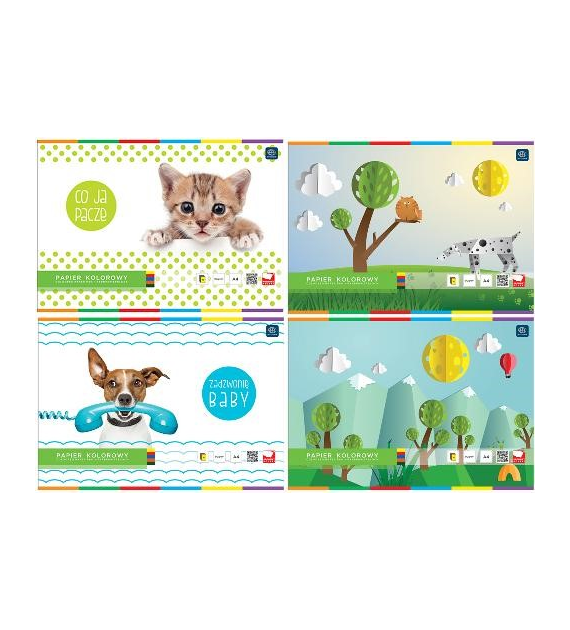 Papier kolorowy A4 Interdruk 10k 100016