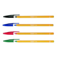 Długopis ze Skuwką Orange Zielony Bic