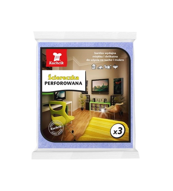 Ścierka Perforowana opk 3szt 3222 Kuchcik