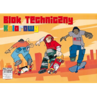 Blok Techniczny A4 Kolorowy 10k Poligraf