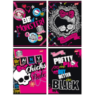 Zeszyt A5 60k kratka laminowany Monster High Strzegom 250422