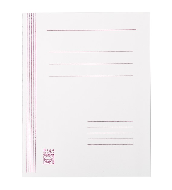 Skoroszyt Papierowy Bez Fałdy 0015 A4 1/1  Bigo