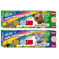 Farby Plakatowe 12kol 20ml Bambino 001581 Majewski