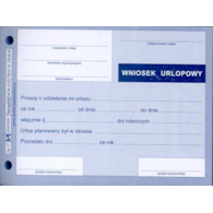 Druk Wniosek urlopowy A6 OS-17 Sieradzki