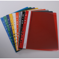 Skoroszyt A4 PVC z Europerforacją Granatowy 750095 Biurfol