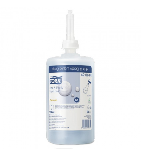Mydło W Płynie Premium 1l S1 Hair&Body 420601 Tork
