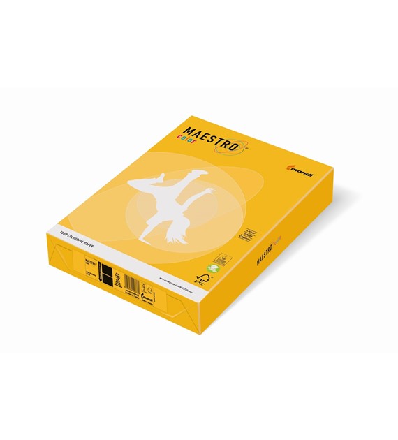 Papier xero A4 160g 250k Maestro Color SY40 Złoto Żółty