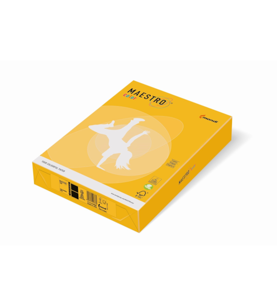Papier xero A4 160g 250k Maestro Color SY40 Złoto Żółty