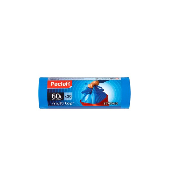 Worki Na Śmieci 60l opk 24szt 134924 134927 Multitop Paclan