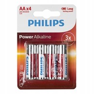 Baterie Alkaliczne Philips AA/LR6 1.5V opk. 4 szt.