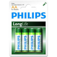 Bateria Philips Long Life AA/R6 1.5V opk. 4 szt.