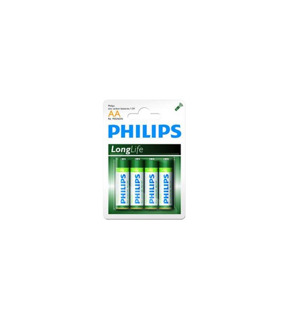 Bateria Philips Long Life AA/R6 1.5V opk. 4 szt.