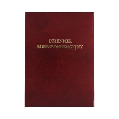 Dziennik Korespondencyjny A4 96k Bordowy Barbara