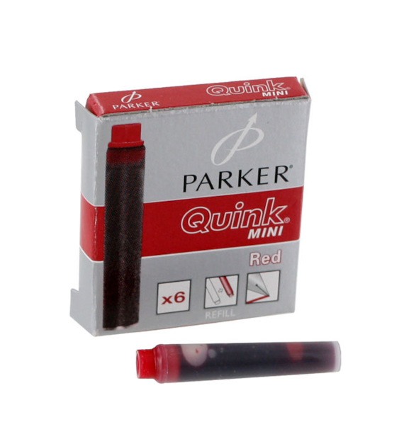 Naboje Do Piór Parker Długie Czarne 1950382