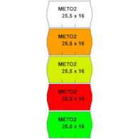 Taśma Do Metkownicy Dwurzędowej Fala Meto MC 26 x 16 Fluor