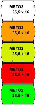 Taśma Do Metkownicy Meto MC 26 x 16 Fluor