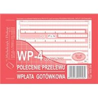 Druk Polecenie Przelewu Wpłaty Gotówkowej A6 4 odcinki 445-5M michalczyk i Prokop