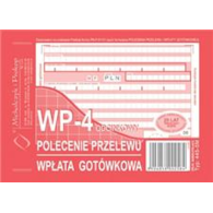 Druk Polecenie Przelewu Wpłaty Gotówkowej A6 4 odcinki 445-5M michalczyk i Prokop