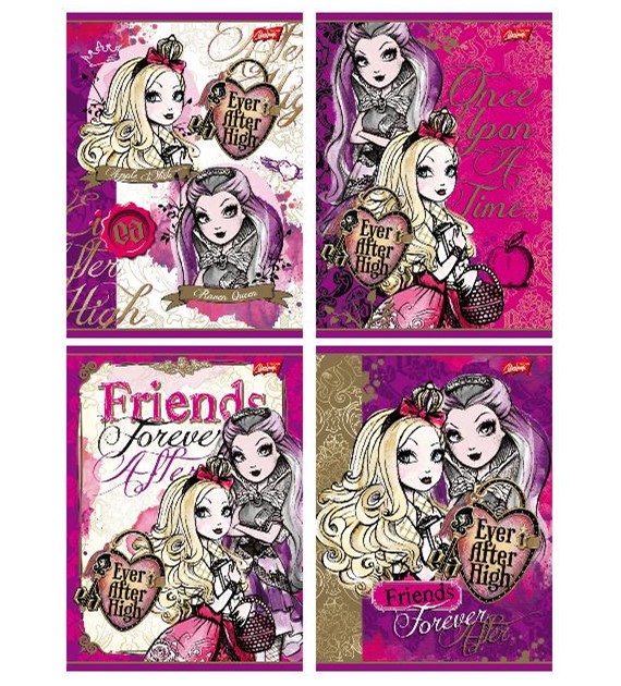 Zeszyt A5 32k Linia Laminowany Ever After High Majewski 52870