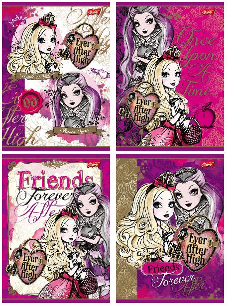 Zeszyt A5 32k Linia Laminowany Ever After High Majewski 52870
