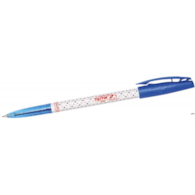 Długopis ze Skuwką Kropka 0,5mm Niebieski Rystor