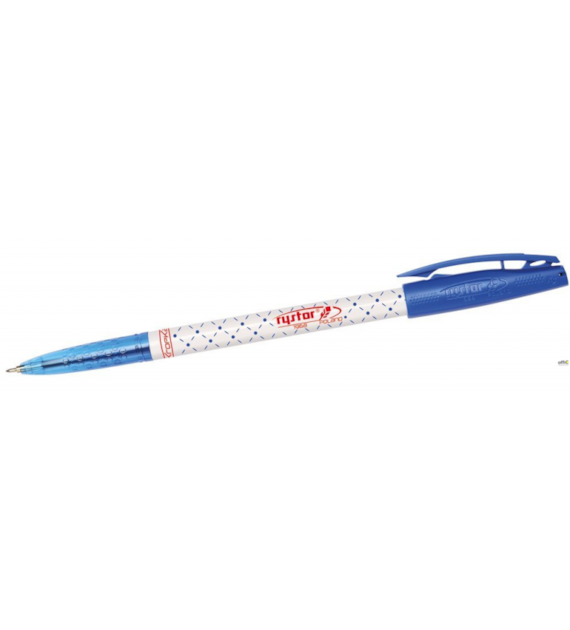 Długopis ze Skuwką Kropka 0,5mm Niebieski Rystor