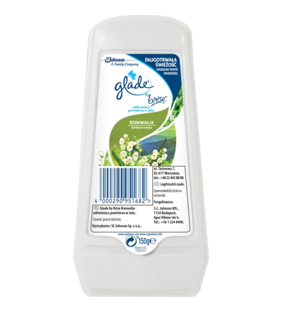 Odświeżacz W Żelu Brise Glade 150ml Konwalia Muguet 951682