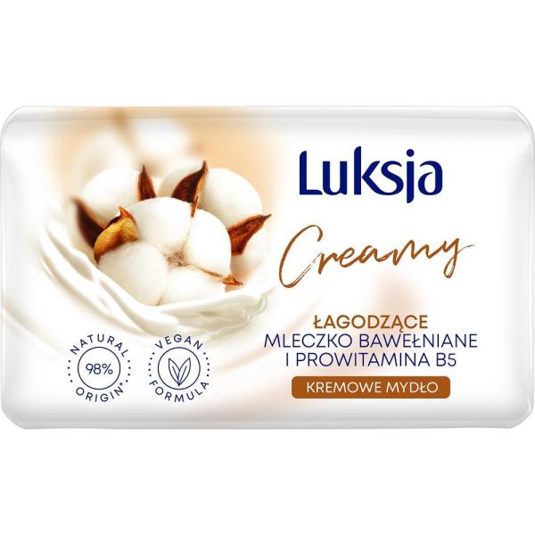 Mydło W Kostce 100g Luksja Creamy  Bawełna I Prowitamina B5