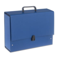 Teczka z rączką B4 Jumbo 10cm Granatowa TT6037 Tadeo Trading