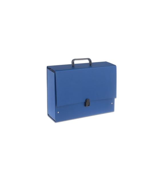 Teczka z rączką B4 Jumbo 10cm Granatowa TT6037 Tadeo Trading