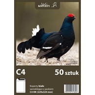 Koperta C4 HK Biała opk. 50szt. Folia A&G 7286