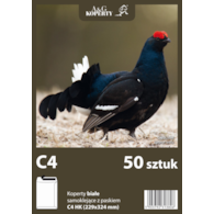 Koperta C4 HK Biała opk. 50szt. Folia A&G 7286