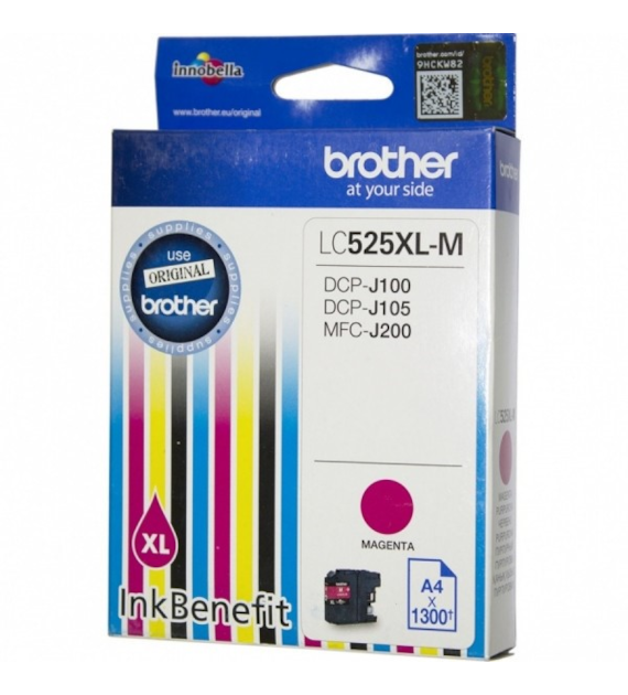 Tusz O Brother LC525XL-M Purpurowy DCP J100 J105 MFC J200