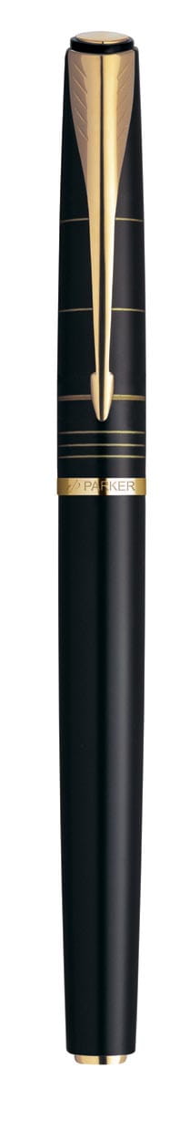 Latitude Pióro F Jedwabista Czerń Gt Parker