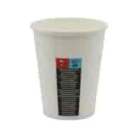 Kubek Papierowy 300ml Biały opk.50szt Packman