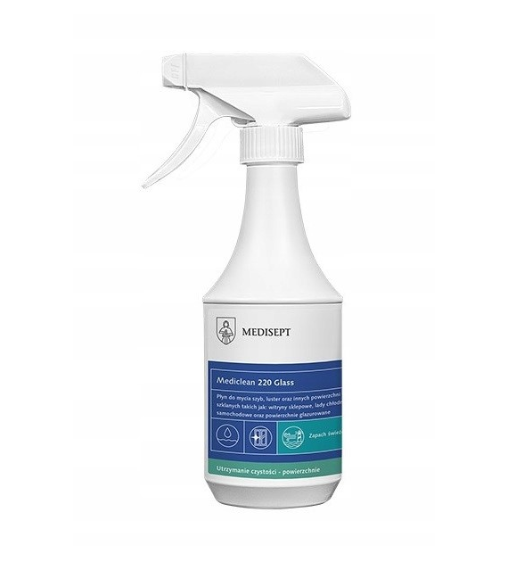 Płyn Do Mycia Szyb I Luster Glass Clean MediClean 500ml MC 220